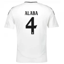 Camiseta Fútbol Real Madrid David Alaba #4 2024-25 Primera Equipación Hombre