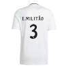 Camiseta Fútbol Real Madrid E. Militao #3 2024-25 Primera Equipación Hombre