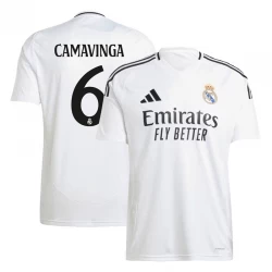 Camiseta Fútbol Real Madrid Eduardo Camavinga #6 2024-25 Primera Equipación Hombre