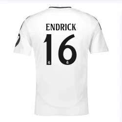 Camiseta Fútbol Real Madrid Endrick #16 2024-25 HP Primera Equipación Hombre