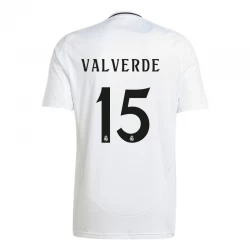 Camiseta Fútbol Real Madrid Federico Valverde #15 2024-25 Primera Equipación Hombre
