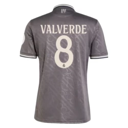 Camiseta Fútbol Real Madrid Federico Valverde #8 2024-25 HP Tercera Equipación Hombre