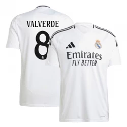 Camiseta Fútbol Real Madrid Federico Valverde #8 2024-25 Primera Equipación Hombre