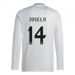 Camiseta Fútbol Real Madrid Joselu #14 2024-25 Primera Equipación Hombre Manga Larga