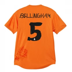 Camiseta Fútbol Real Madrid Jude Bellingham #5 2023-24 x Y3 Orange Fourth Equipación Hombre