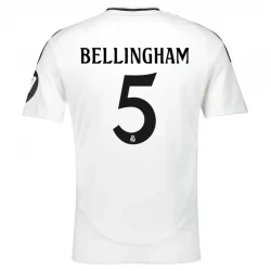 Camiseta Fútbol Real Madrid Jude Bellingham #5 2024-25 HP Primera Equipación Hombre