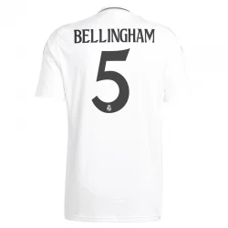 Camiseta Fútbol Real Madrid Jude Bellingham #5 2024-25 Primera Equipación Hombre