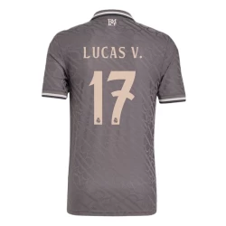 Camiseta Fútbol Real Madrid Lucas V. #17 2024-25 Tercera Equipación Hombre