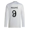 Camiseta Fútbol Real Madrid Mbappe #9 2024-25 Primera Equipación Hombre Manga Larga