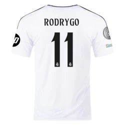 Camiseta Fútbol Real Madrid Rodrygo #11 2024-25 HP Primera Equipación Hombre