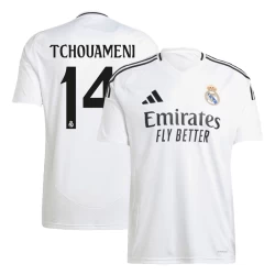 Camiseta Fútbol Real Madrid Tchouameni #14 2024-25 Primera Equipación Hombre