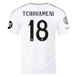 Camiseta Fútbol Real Madrid Tchouameni #18 2024-25 HP Primera Equipación Hombre