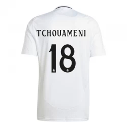 Camiseta Fútbol Real Madrid Tchouameni #18 2024-25 Primera Equipación Hombre
