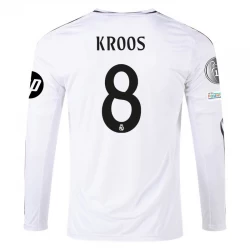 Camiseta Fútbol Real Madrid Toni Kroos #8 2024-25 HP Primera Equipación Hombre Manga Larga