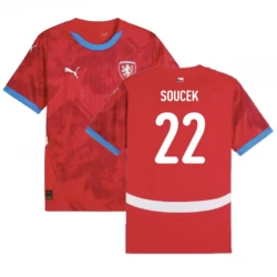 Camiseta Fútbol República Checa Soucek #22 Eurocopa 2024 Primera Hombre Equipación