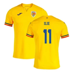 Camiseta Fútbol Rumania Ilie #11 Eurocopa 2024 Primera Hombre Equipación