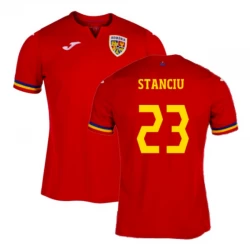 Camiseta Fútbol Rumania Stanciu #23 Eurocopa 2024 Segunda Hombre Equipación