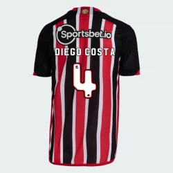 Camiseta Fútbol São Paulo FC 2023-24 Diego Costa #4 Segunda Equipación Hombre