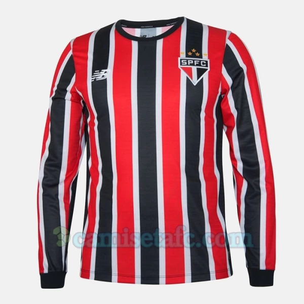 Camiseta Fútbol São Paulo FC 2024-25 Segunda Equipación Hombre Manga Larga