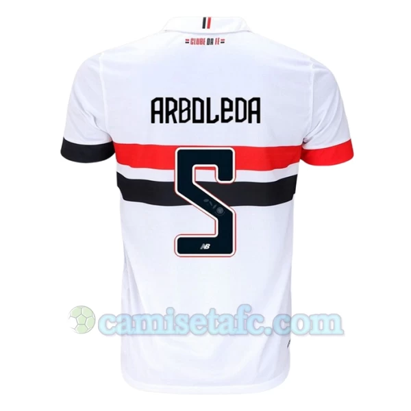 Camiseta Fútbol São Paulo FC Arboleda #5 2024-25 Primera Equipación Hombre