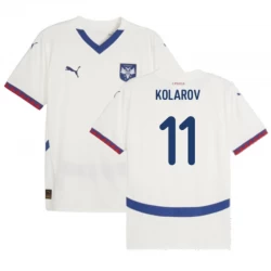 Camiseta Fútbol Serbia Kolarov #11 Eurocopa 2024 Segunda Hombre Equipación