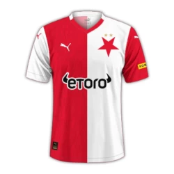 Camiseta Fútbol Slavia Praha 2023-24 Primera Equipación Hombre