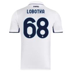 Camiseta Fútbol SSC Napoli 2024-25 Lobotka #68 Segunda Equipación Hombre