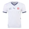 Camiseta Fútbol Suiza Zakaria #6 Eurocopa 2024 Segunda Hombre Equipación