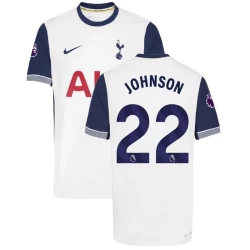 Camiseta Fútbol Tottenham Hotspur Johnson #22 2024-25 Primera Equipación Hombre