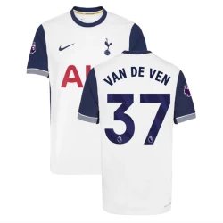 Camiseta Fútbol Tottenham Hotspur Van De Ven #37 2024-25 Primera Equipación Hombre