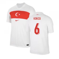 Camiseta Fútbol Turquía Kokcu #6 Eurocopa 2024 Primera Hombre Equipación