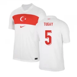Camiseta Fútbol Turquía Tugay #5 Eurocopa 2024 Primera Hombre Equipación