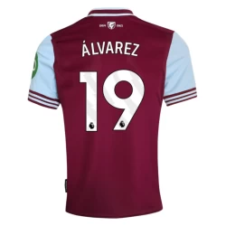 Camiseta Fútbol West Ham United Alvarez #19 2024-25 Primera Equipación Hombre