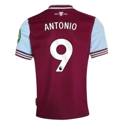 Camiseta Fútbol West Ham United Antonio #9 2024-25 Primera Equipación Hombre