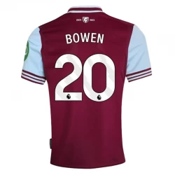 Camiseta Fútbol West Ham United Bowen #20 2024-25 Primera Equipación Hombre