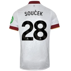 Camiseta Fútbol West Ham United Soucek #28 2024-25 Tercera Equipación Hombre