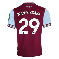 Camiseta Fútbol West Ham United Wan-bissaka #29 2024-25 Primera Equipación Hombre