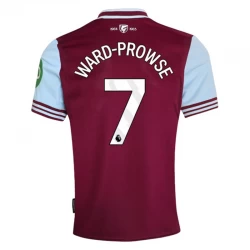 Camiseta Fútbol West Ham United Ward-Prowse #7 2024-25 Primera Equipación Hombre