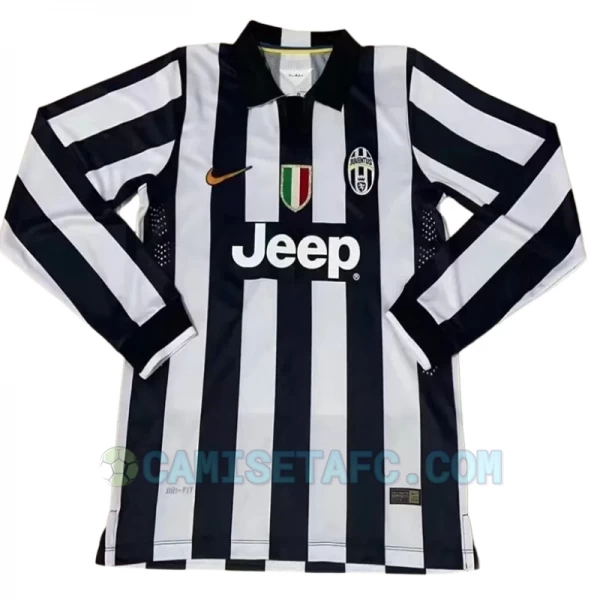 Camiseta Juventus FC Retro 2014-15 Primera Hombre Manga Larga