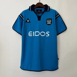Camiseta Manchester City Retro 2001-02 Primera Hombre