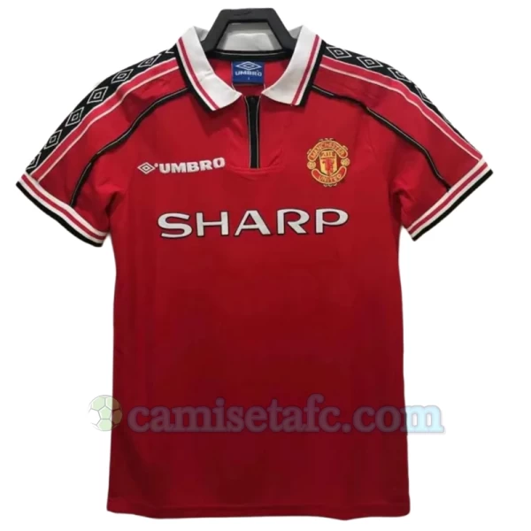 Camiseta Manchester United Retro 1998-99 Primera Hombre