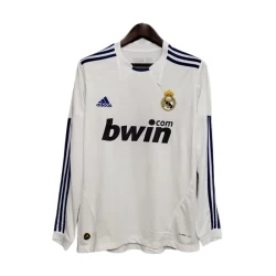 Camiseta Real Madrid Retro 2010-11 Primera Hombre Manga Larga