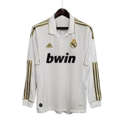 Camiseta Real Madrid Retro 2011-12 Primera Hombre Manga Larga