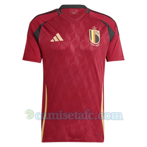 Discount Camiseta Fútbol Bélgica Eurocopa 2024 Primera Hombre Equipación