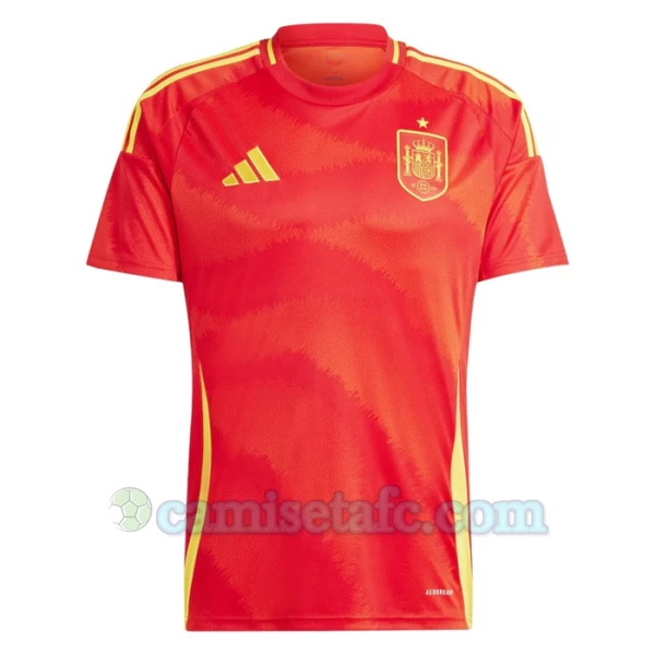 Discount Camiseta Fútbol España Eurocopa 2024 Primera Hombre Equipación