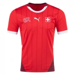 Discount Camiseta Fútbol Suiza Eurocopa 2024 Primera Hombre Equipación