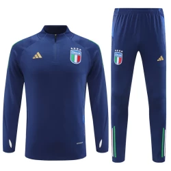 Italia Trajes de Sudadera de Entrenamiento 2024-25 Azul