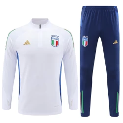 Italia Trajes de Sudadera de Entrenamiento 2024-25 Blanco