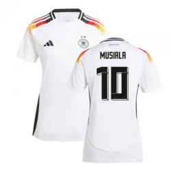 Mujer Camiseta Fútbol Alemania Jamal Musiala #10 Eurocopa 2024 Primera Equipación