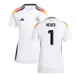 Mujer Camiseta Fútbol Alemania Manuel Neuer #1 Eurocopa 2024 Primera Equipación